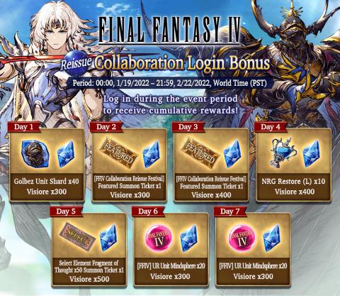 Final Fantasy IV Collaboration Event Rerun
