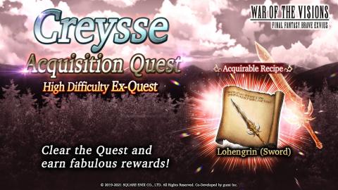Creysse Acquisition EX Quest - Brutal Difficulty