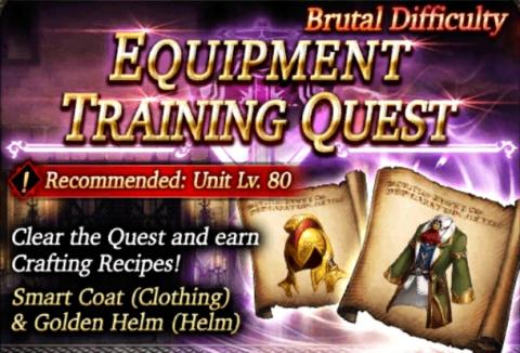 Equipment Training Quest - Brutal Difficulty