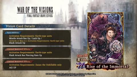 New VC: Rise of the Immortal